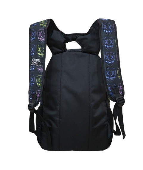 Custom Wear Quatro LED backpack black