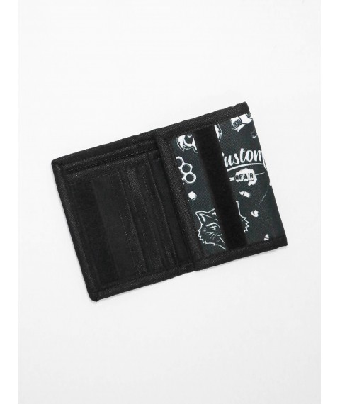 Custom Wear Easy Trash wallet black