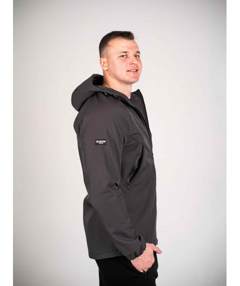 Men's jacket Protection Soft Shell Dark graphite Custom Wear XL