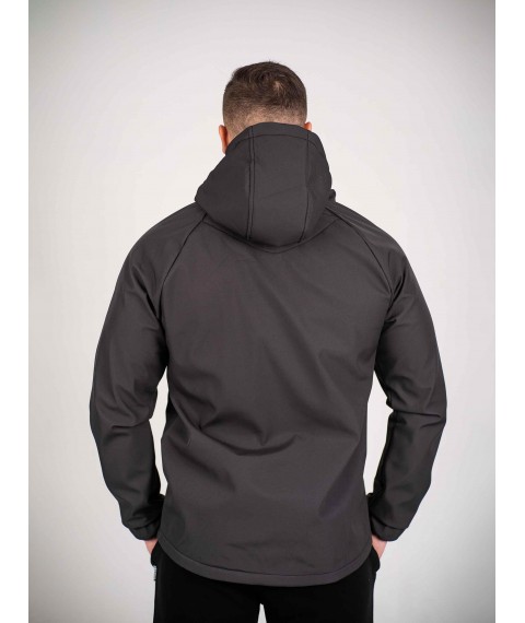 Men's jacket Protection Soft Shell Dark graphite Custom Wear M