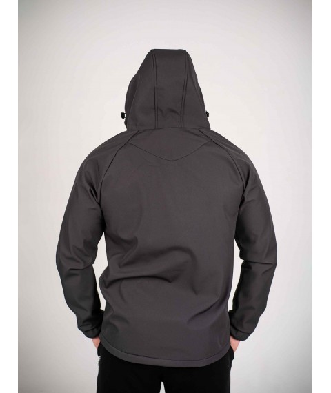 Men's jacket Protection Soft Shell Dark graphite Custom Wear L