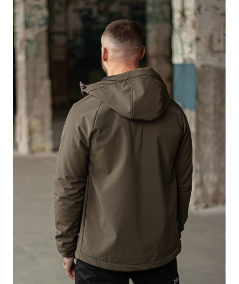 Men's jacket Protection Soft Shell olive Custom Wear M