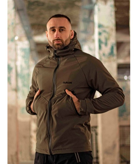 Men's jacket Protection Soft Shell olive Custom Wear S