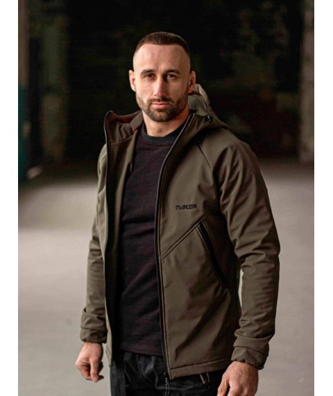 Men's jacket Protection Soft Shell olive Custom Wear XL