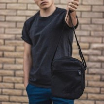 Месенджер Custom Wear з вишивкою чорний