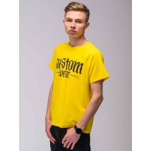 Футболка жовта Gothic logo Custom Wear [[optionset1]]