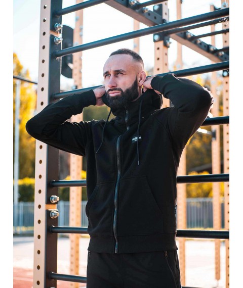 Зіпер Custom Wear без начосу чорний S