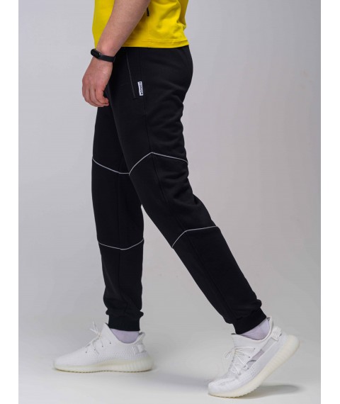 Штани спортивні Neo чорні з рефлективом Custom Wear [[optionset1]]