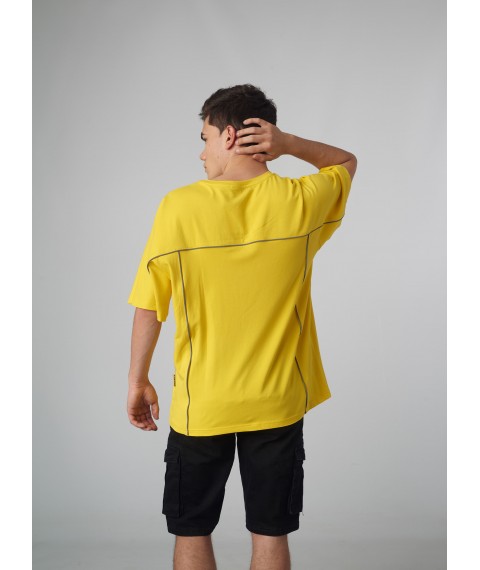 Футболка Оверсайзова Ronin Custom Wear рефлективна жовта [[optionset1]]