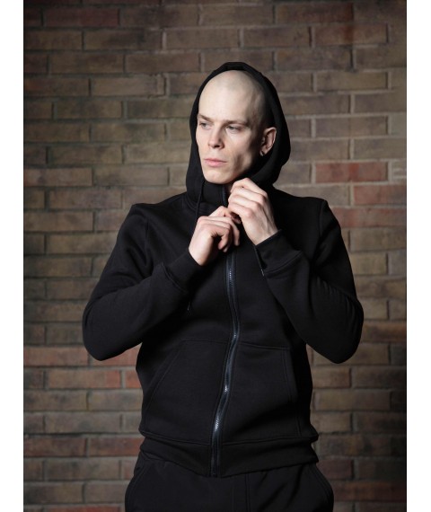 Зіпер Custom Wear з начосом чорний L