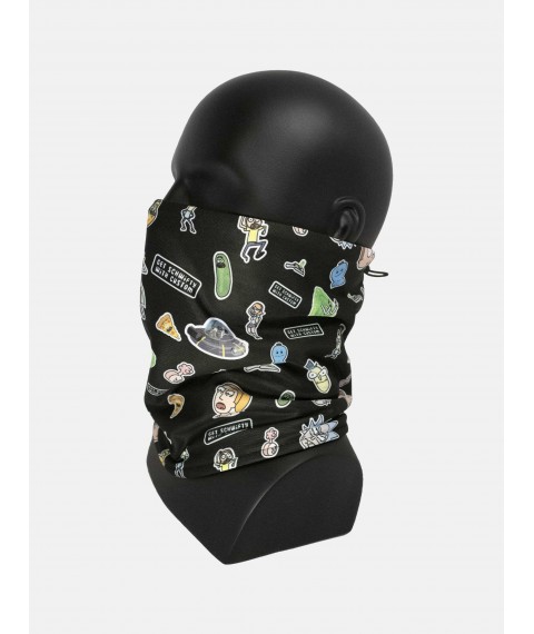 Баф Custom Wear Rick and Morty Black