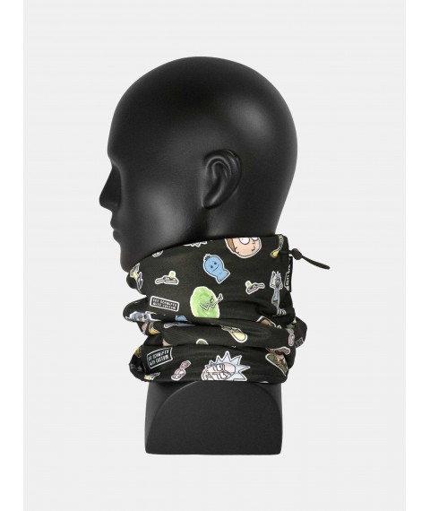 Баф Custom Wear Rick and Morty Black