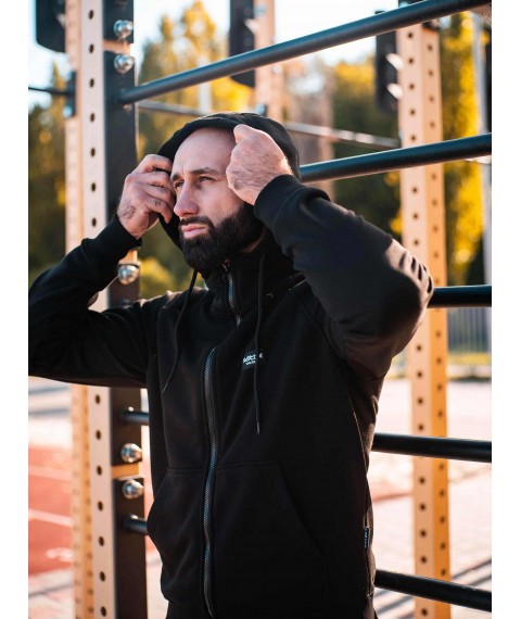 Зіпер Custom Wear без начосу чорний S