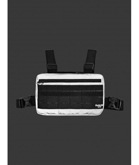 Сумка нагрудна Custom Wear рефлективна чорна [[optionset1]]