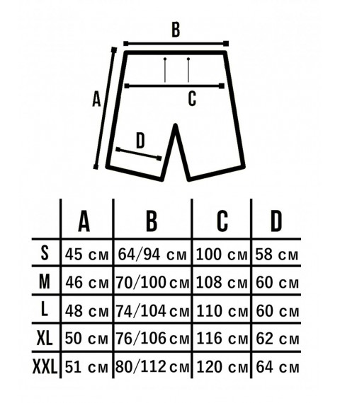 Шорти чоловічі хакі Clirik Custom Wear S