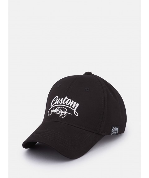 Бейсболка Custom Wear Black White Logo