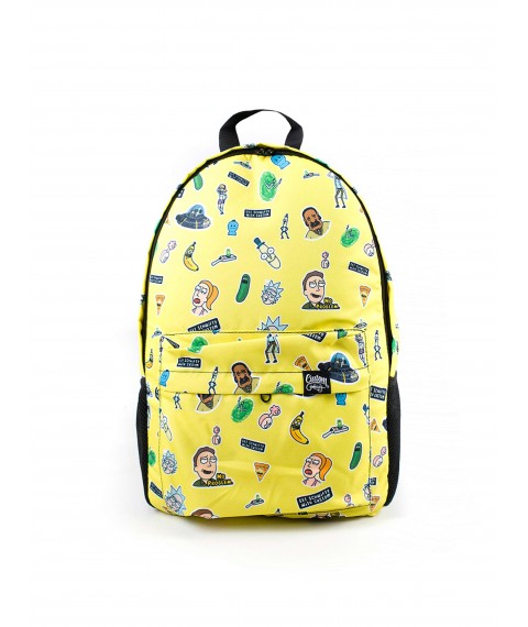 Custom Wear Duo 2.0 Backpack Rick and Morty Yellow