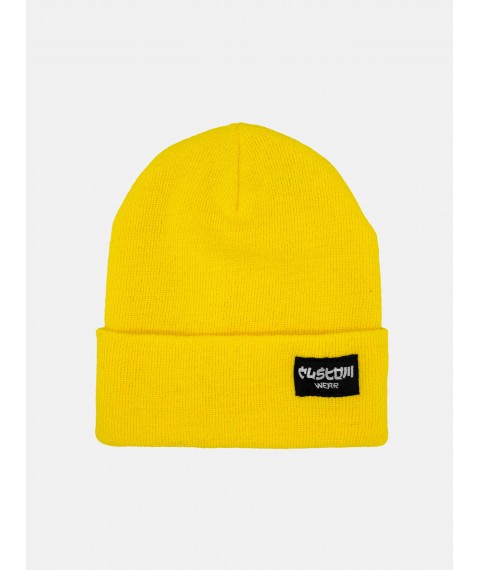 Custom Wear Big Logo cap yellow