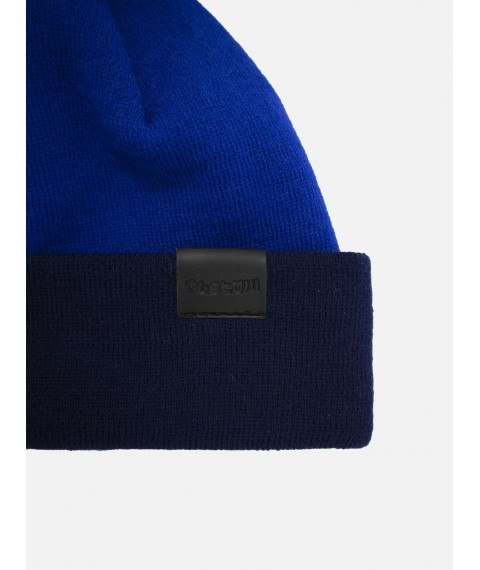 Custom Wear beanie hat electric with blue