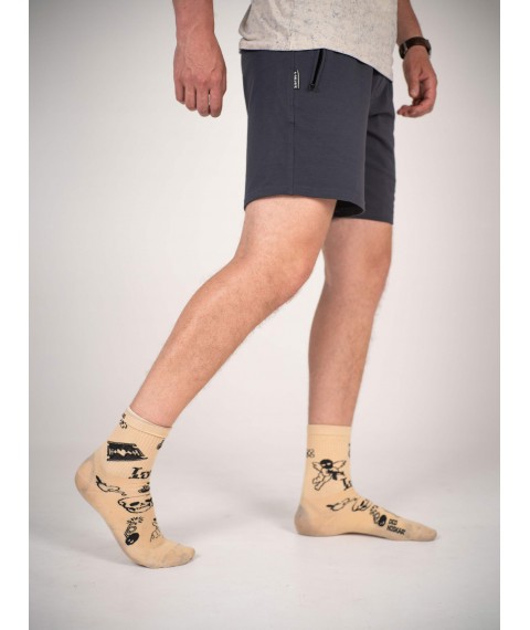 Men's shorts dark graphite Clirik Custom Wear XXL
