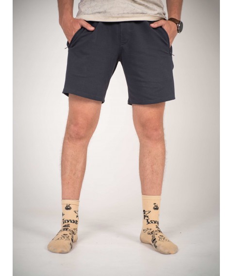 Men's shorts dark graphite Clirik Custom Wear L