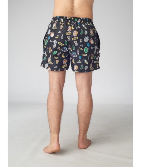 Rick and Morty Custom Wear S Swim Shorts