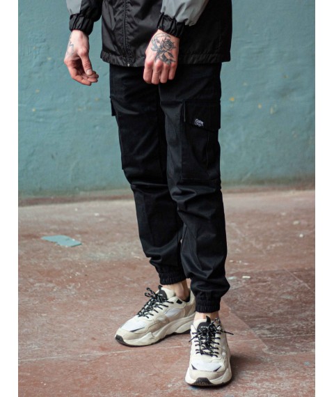 Pants Black Basic Custom Wear M
