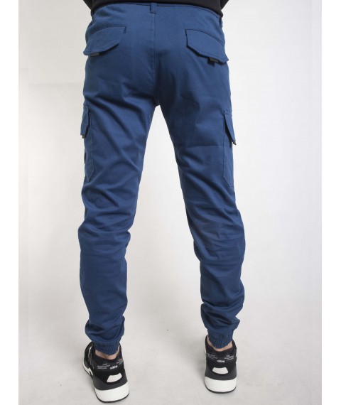Custom Wear Cargo Premium blue XS non-waisted pants