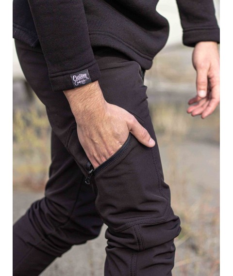 Штани зимові Custom Wear Force чорні XL