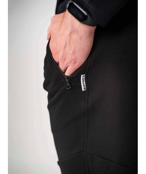Custom Wear black XL oversized sports pants