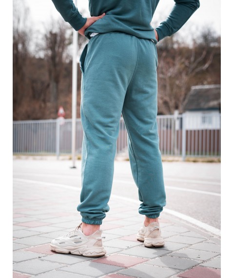 Sports pants oversize Custom Wear aquamarine S
