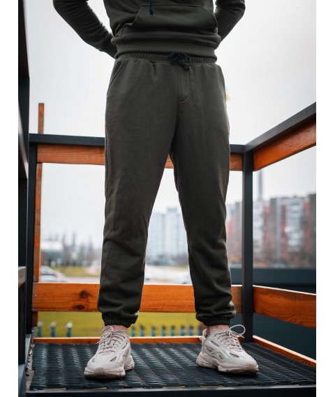 Custom Wear khaki oversized sports pants M