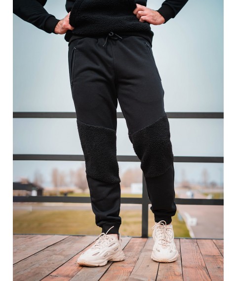 Custom Wear Teddy oversized sports pants black M