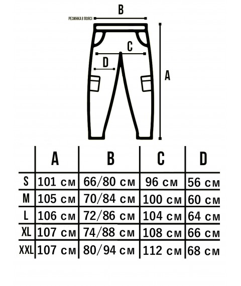 Pants Winter Cargo Premium Brown Custom Wear S
