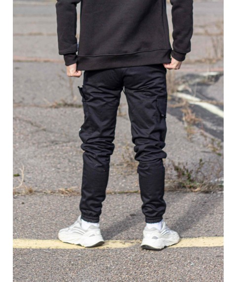 Pants Winter Cargo Premium Black Custom Wear XXL