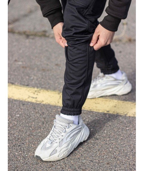 Pants Winter Cargo Premium Black Custom Wear S