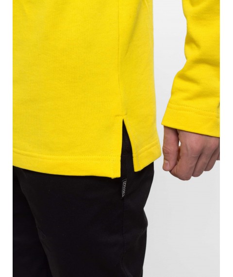 Custom Wear Husky yellow L sweatshirt without nachos