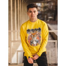Custom Wear Kitsune yellow XS hooded sweatshirt