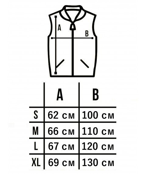 Double-sided Custom Wear Vest black, khaki M