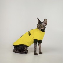 Тепла кофта з рукавом для кота та кішки Style Pets SP-yellow