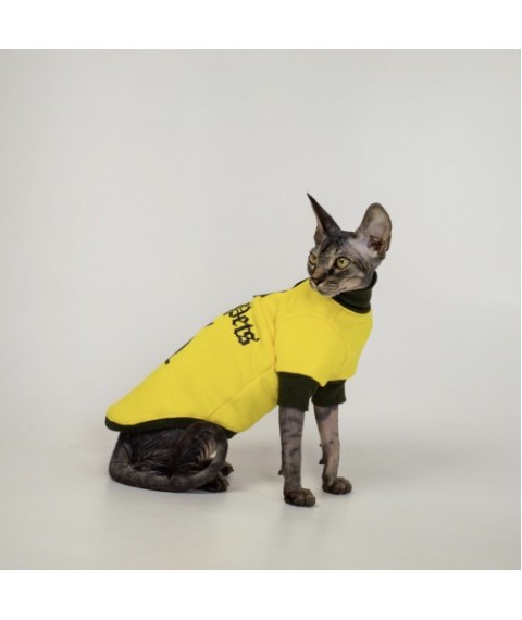 Тепла кофта з рукавом для кота та кішки Style Pets SP-yellow