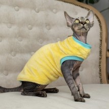 Тепла кофта без рукава для кота та кішки Style Pets "Donna lime"