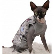 Тепла кофта без рукава для кота та кішки Style Pets "Angry Birds"