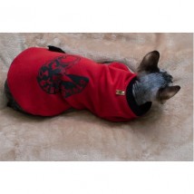 Тепла кофта з рукавом для кота та кішки Style Pets FaceSP-red