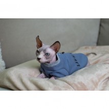 Тепла кофта з рукавом для кота та кішки Style Pets «A LIFE OF EASE» lavender