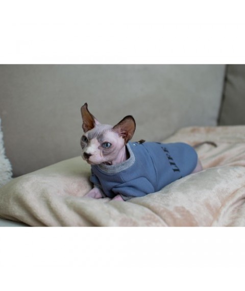 Тепла кофта з рукавом для кота та кішки Style Pets «A LIFE OF EASE» lavender