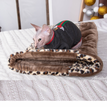 Дім-мішок (лежанка) для кота або собаки Style Pets (MM/ brown Leo )