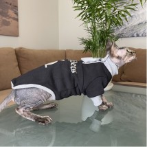 Тепла кофта з рукавом для кота та кішки Style Pets SP-black