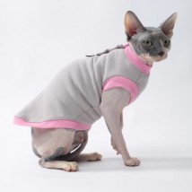 Майка для кота та кішки без рукава Style Pets Pink