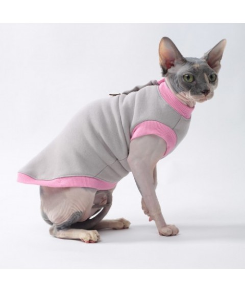 Майка для кота та кішки без рукава Style Pets Pink